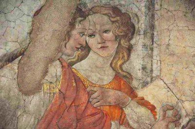 Botticelli - Vnus et les trois grces (dtail), 1483-1485  - 8723