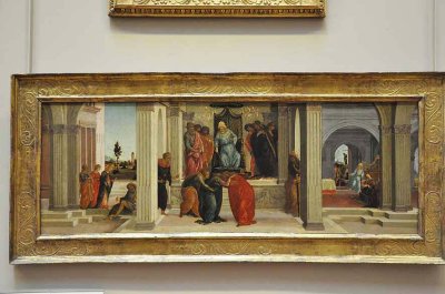 Botticelli et Filippino Lippi, scne de la vie d'Esther (1475) - 8773