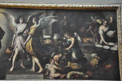 Murillo - La cuisine des anges (1646) - 8905