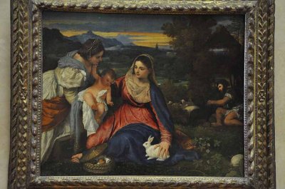 Titien - La Vierge au lapin (1525-1530) - 8944