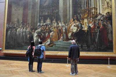 in front of David, Sacre ou Couronnement de l'Impératrice - 8952
