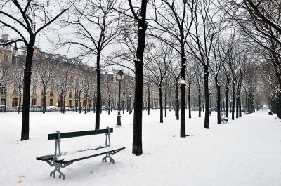 Snow in Paris, Esplanade des Invalides - 1103