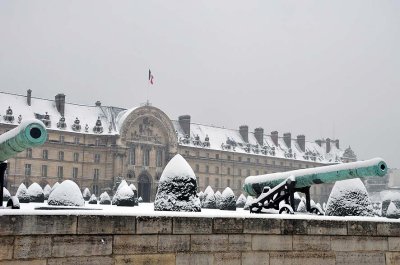 Snow in Paris, Invalides  - 1138