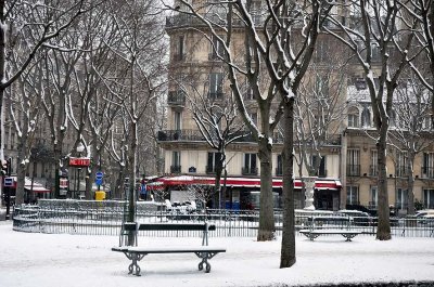 Snow in Paris, La Tour Maubourg - 1181