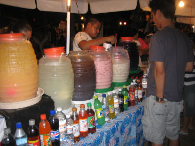 the various horchata selection