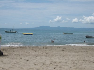 if you squint hard, that's tami in the water