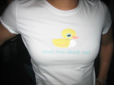 shut the duck up!