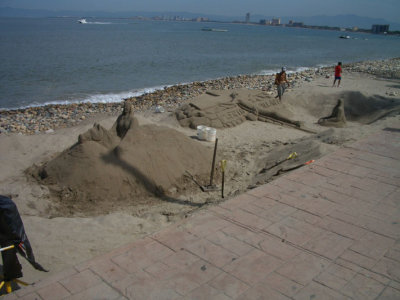 more sand sculptures