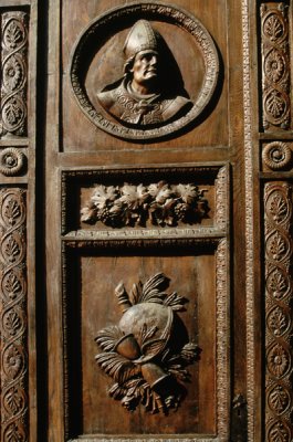 Door 3; Church, Florence, Italy