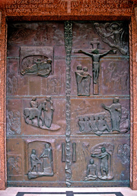 Door 7; Church, Nazareth, Israel