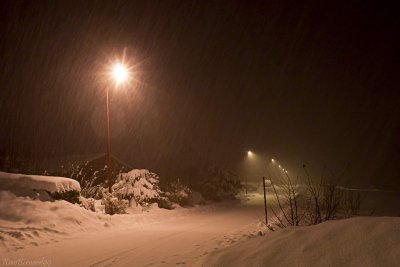 My Street in Snow Clothe