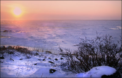 Sunrise at Seal River Lodge