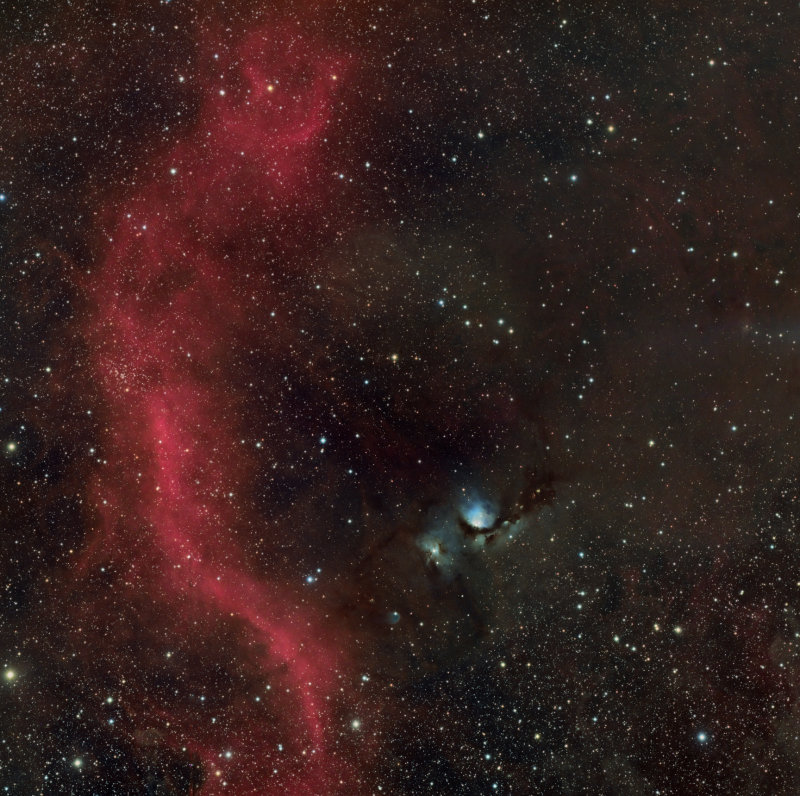 M78 and part of the Barnard Loop
