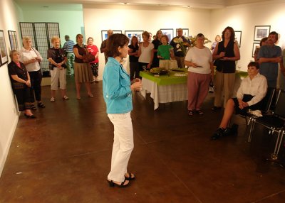 Audrey Talking to Gallery 2