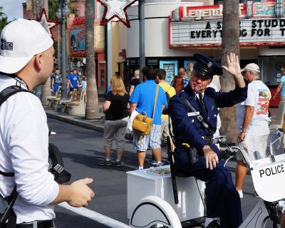 Tim Devine, ready to arrest for impersonating an officer