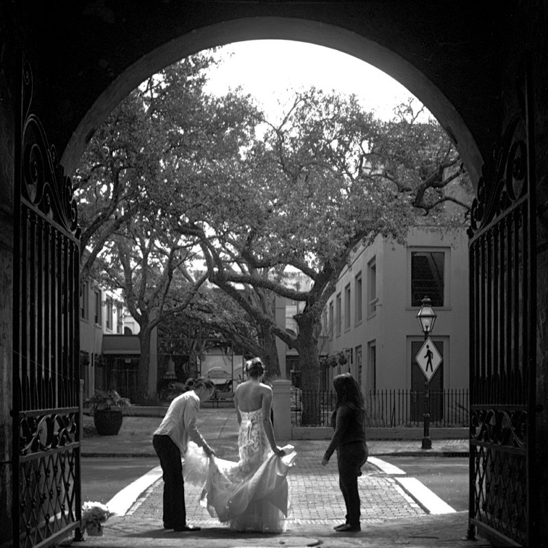 Bride at Crossing