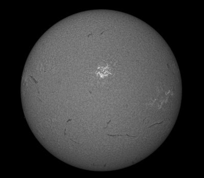 Solar Disc 25 December 2012