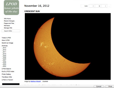 Partial Solar Eclipse 2013