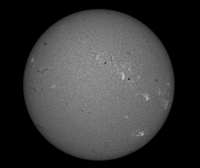 Solar Disc 17 March 2013