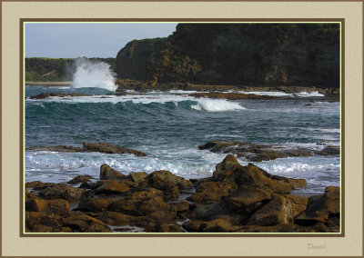 Waves rolling in on Eagles Nest