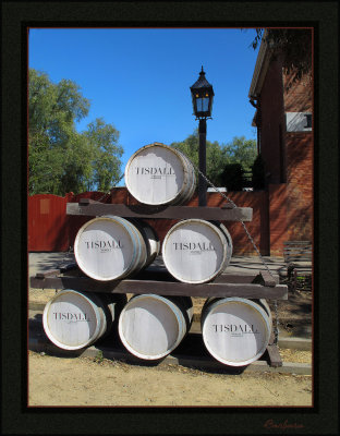 Wine barrels - Port of Echuca precinct