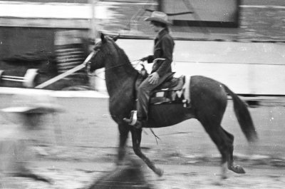 Eileen Lacey at Norfolk Fair 5 on her Horse