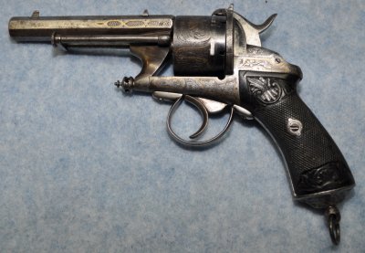 Chamelot & Delvigne Pinfire Revolver - Model #8