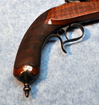 Pistol Butt, Trigger Guard, and Set Trigger Detail