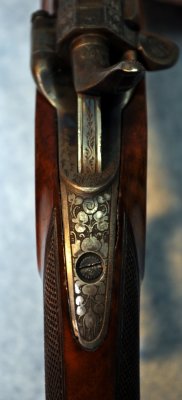 Engraved Tang and Hammer Detail