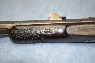 Detail View of Barrel Key and Escutcheon