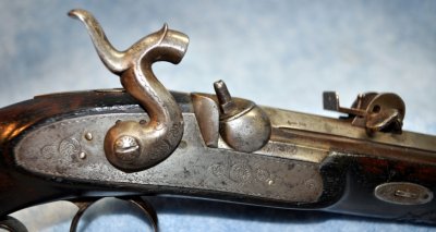 Lock with Hammer Cocked