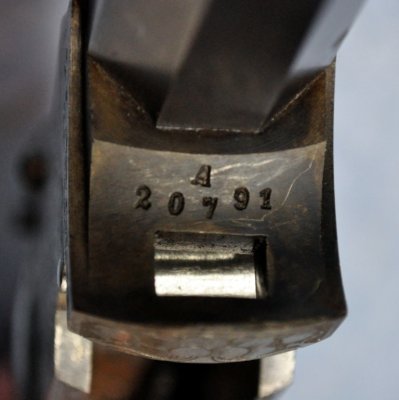 Serial number on action