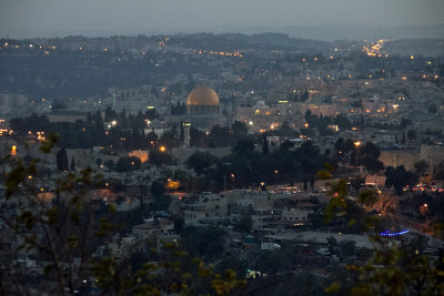 Jerusalem at dusk