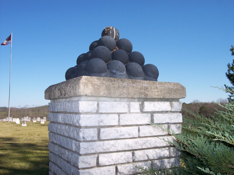 CANON BALLS ON THE GATEPOST