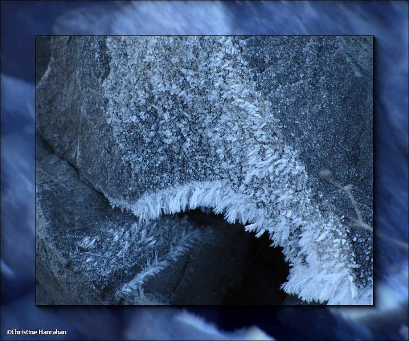 Crystals along the river