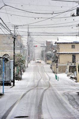 2013 Snowing Tokyo...