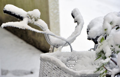 Bicycle in the Snow