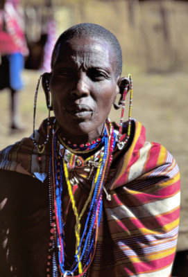 Old Masai Warrior