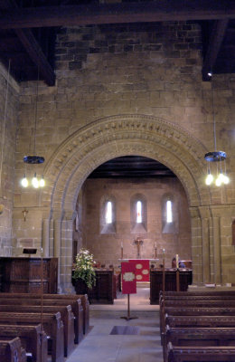 Inside the Old Norman Church