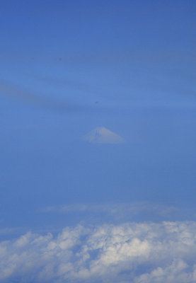 Fuji San at 25000 Feet