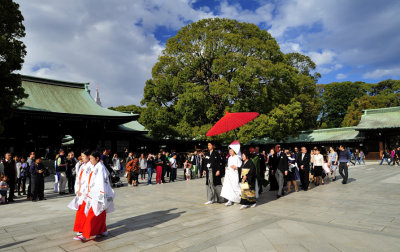 Wedding Procession on Imperial Shrine
