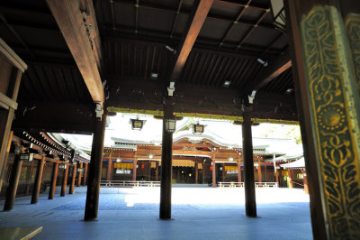Meiji Shrine's Inside Courtyard