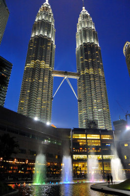 Petronas Towers and Water Show