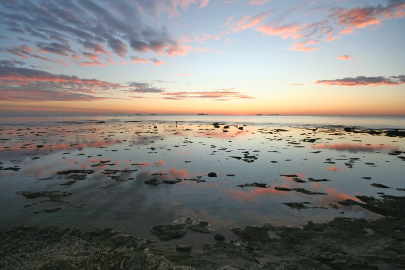 Tramonto agli scogli dellAccademia