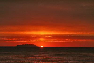 Tramonto sulla Gorgona - Sunset on Gorgona Island