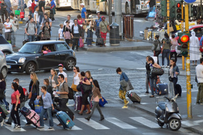 Legendary Rome traffic