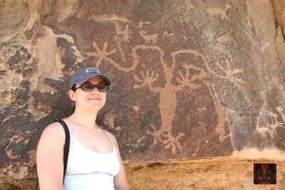 Petroglyph 5 - Antennae Man Size Reference