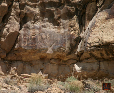 Petroglyph 8 - Devils Dancing and Erased Wall
