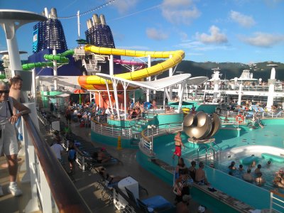 Upper Pool Deck Area of NCL Epic