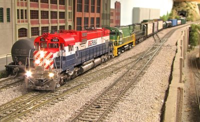 BCOL 703 leading a manifest along 9th St.